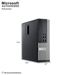 DELL Optiplex 990 SFF Flagship Premium Business Desktop Computer (Intel Quad-Core i5-2400 up to 3.4GHz, 16GB RAM, 2TB HDD, DVD, WiFi, VGA, DisplayPort, Windows 10 Professional) (Renewed)']