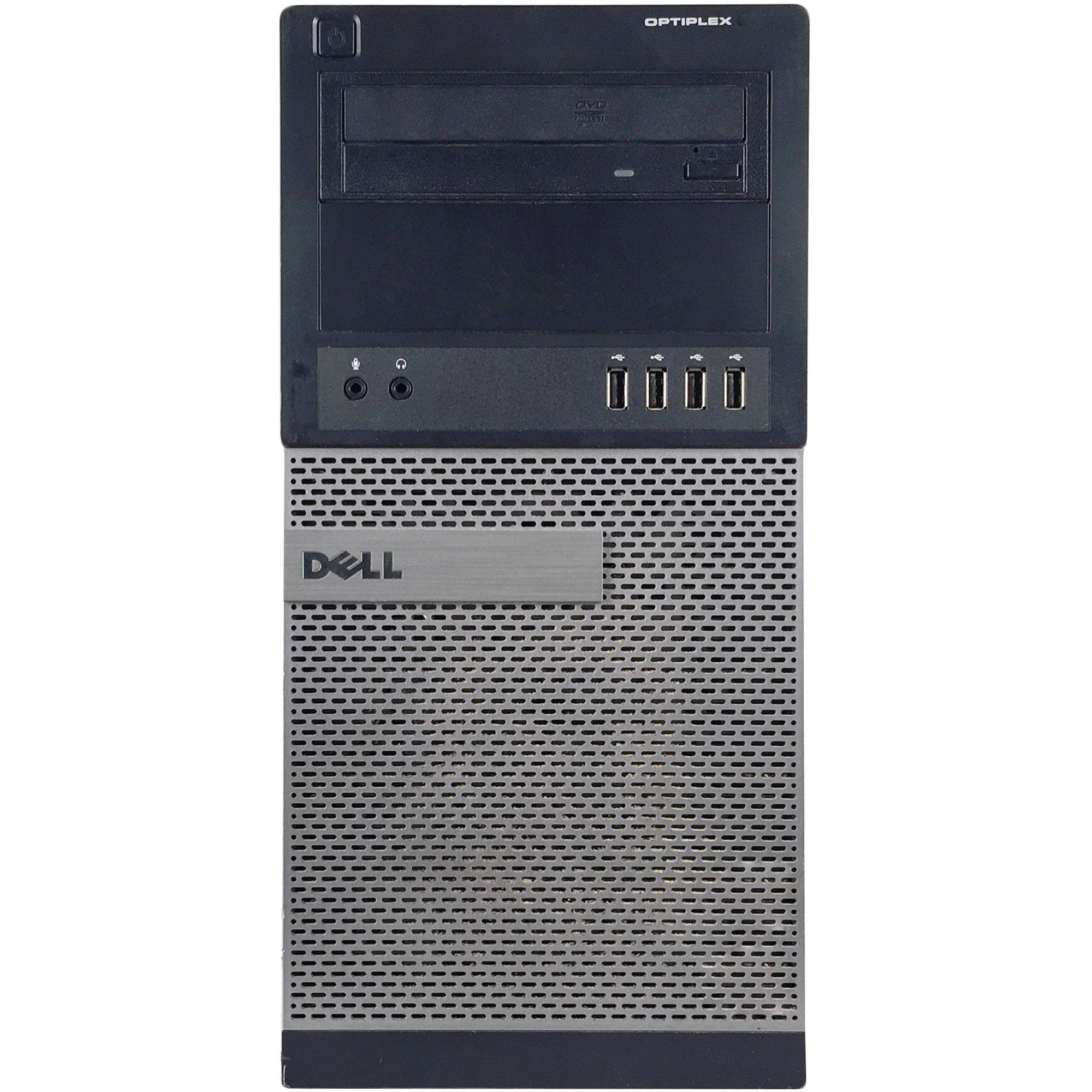 Dell Optiplex 990 Tower Premium Business Desktop Computer (Intel Quad-Core i5-2400 up to 3.4GHz, 16GB DDR3 Memory, 2TB HDD + 120GB SSD, DVDRW, WiFi, Windows 10 Professional) (Renewed)