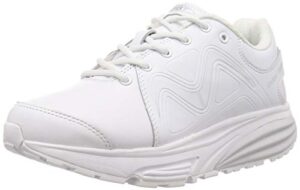 women's simba trainer white/silver fitness walking sneakers 700861-409f size 8