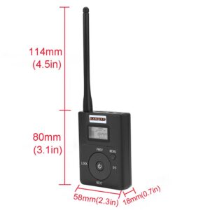 EXMAX EXG-108 Live Translator Device Wireless Microphone FM Radio Broadcast System for Social Distancing Tour Guide Teaching Meeting Training Church Parking Lot 1 Transmitter & 30 Receivers (Gray)