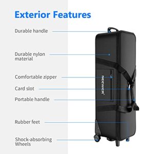 Neewer Photo Studio Equipment Case Rolling Bag 40.1x11.8x11.8 inches/102x30x30cm Trolley Carrying Case for Light Stand, Tripod, Light, Umbrella, etc