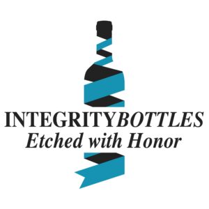 Integrity Bottles Tribal Dolphin Design Stemless Wine Glass, Handmade, Handblown, Hand Etched Gifts, Sand Carved, 18oz (Crackle Teal)