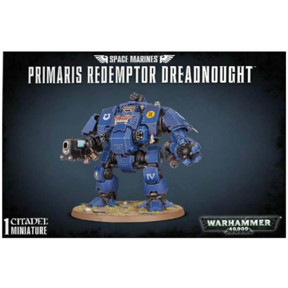 Games Workshop 99120101191" S/M Primaris Redemptor Dreadnought Plastic Kit, 2 players