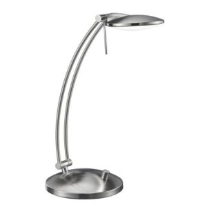 Arnsberg 525810107 Dessau LED Desk Lamp in Nickel-Matte