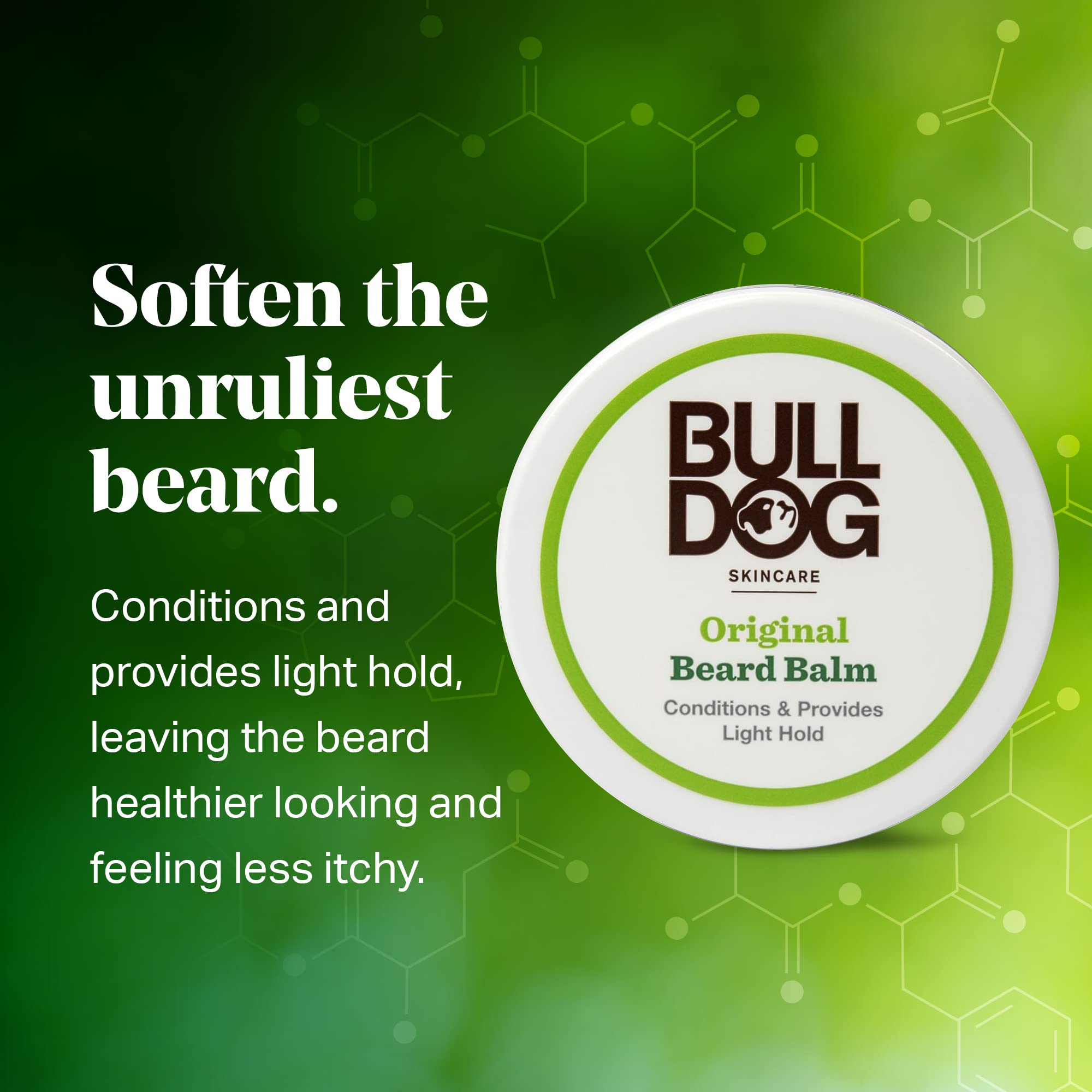 Bulldog Mens Skincare and Grooming, Original Balm Fl. Oz, Beard Care, 2.5 Ounce