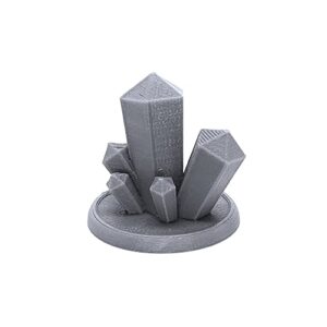 EnderToys Crystal Clusters, Terrain Scenery for Tabletop 28mm Miniatures Wargame, 3D Printed and Paintable