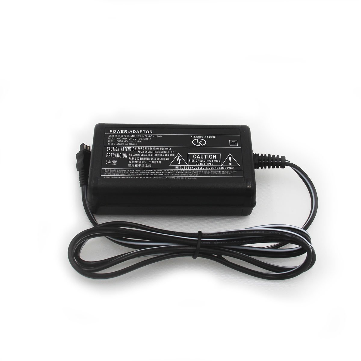 AC Power Adapter Charger Compatible Sony Handycam DCR-HC21, DCR-HC26, DCR-HC28, DCR-HC30, DCR-HC32, DCR-HC36, DCR-HC38, DCR-HC42, HC52, HDR-HC3, HDR-HC5, HDR-HC7, HDR-HC9 Camcorder