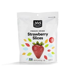 365 by whole foods market, freeze dried strawberry slices, 1.2 ounce