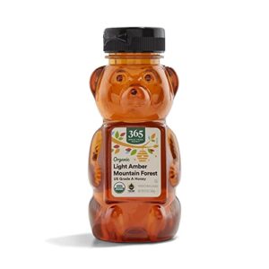 365 by whole foods market, organic light amber mountain forest honey, 12 ounce