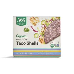 365 by whole foods market, organic blue taco shells, 5.5 ounce