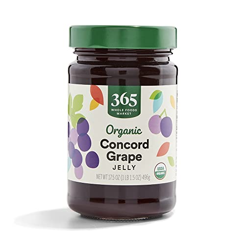 365 by Whole Foods Market, Organic Concord Grape Jelly, 17.5 Ounce