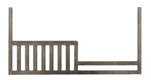westwood design foundry convertible toddler guard rail, brushed pewter