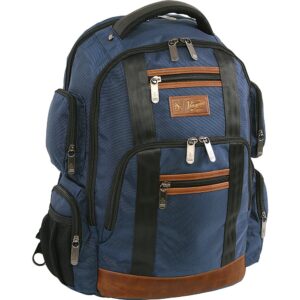 original penguin peterson backpack fits most 15-inch laptop and notebook, navy, one size