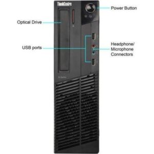 LENOVO THINKCENTRE M82 SFF Small Form Factor High Performance Desktop Computer, Intel Quad Core i7-3770 3.4GHz, 8GB DDR3 RAM, 1TB HDD, DVD, VGA, Windows 10 Professional (Renewed)