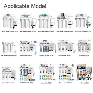FS-TFC 5-stage Reverse Osmosis System Replacement Filter Set 1-Year Replacement Filter Set for Standard Reverse Osmosis System 50 GPD Ro Filters,5Pack