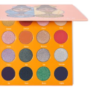 Juvia's Place The Magic Mini - Bright and Bold Red, Shades of 16, Eyeshadow Palette, Professional Eye Makeup, Pigmented Eyeshadow Palette, Makeup Palette for Eye Color & Shine