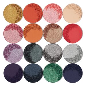 Juvia's Place The Magic Mini - Bright and Bold Red, Shades of 16, Eyeshadow Palette, Professional Eye Makeup, Pigmented Eyeshadow Palette, Makeup Palette for Eye Color & Shine