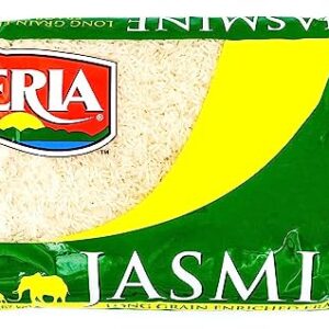 Iberia Jasmine Rice, 5 lbs. Long Grain Naturally Fragrant Enriched Jasmine Rice