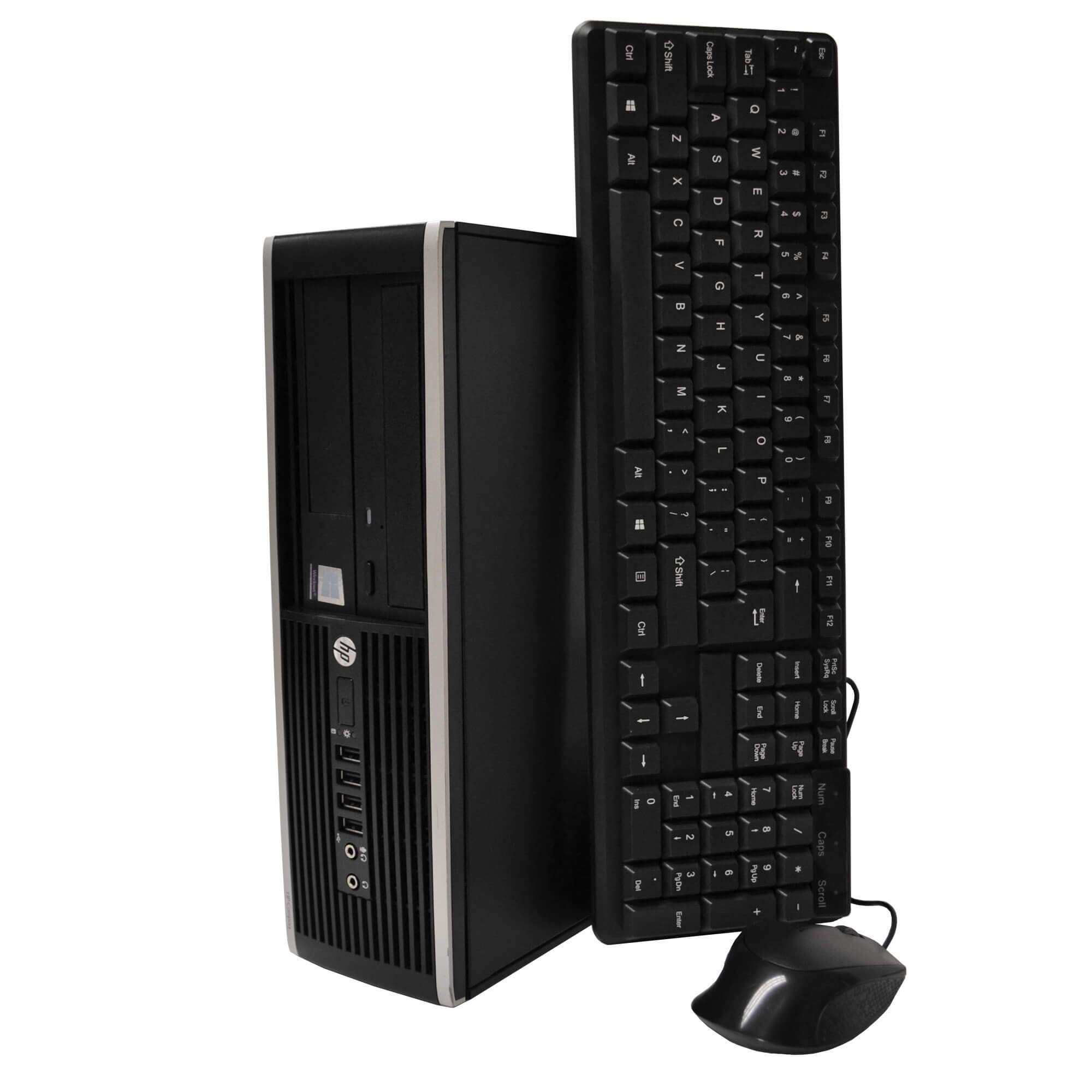 HP Elite 8300 Small Form Factor Desktop Computer PC (Intel Quad Core i5-3570 3.4GHz Processor, 16GB RAM, 2TB HDD, WiFi, USB 3.0) Windows 10 Professional (Renewed)