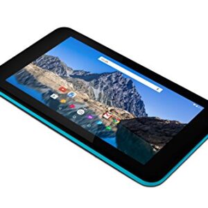 Ematic 7-Inch Android 7.1 (Nougat), Quad-Core 16GB Tablet with Folio Case and Headphones, Teal