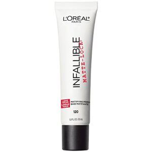 l’oréal paris makeup infallible pro matte-lock longwear mattifying face primer, 1 ounce