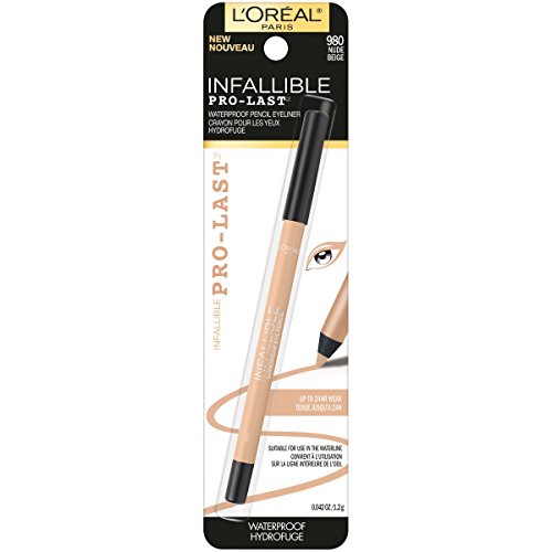 L'Oreal Infallible Pro-Last Waterproof Pencil Eyeliner, Nude 0.042 Ounce (1 Count)