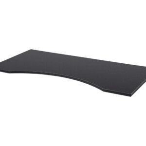 Monoprice Table Top 5 Feet Wide - Black Custom Sized for Sit-Stand Height Adjustable Riser Desk - Workstream Collection
