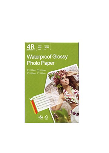 Photo Printing paper Glossy Inkjet Best Picture 4x6 4R Size 100 sheets weight 230gsm for All Inkjet Printers