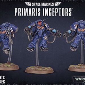 Games Workshop 99120101193 "Space Marines Primaris Inceptors Plastic Kit,Black