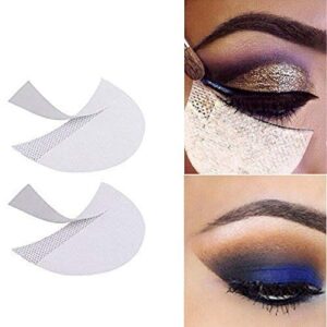 lke 100pcs eyeshadow stencils professional pads under eye eyeshadow gel pad patches for eyelash extensions/lip makeup