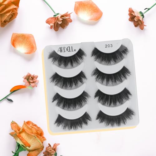 Ardell False Eyelashes 4 Pack Double Up 203, 1 pack (4 pairs per pack)