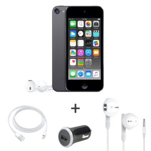 Apple iPod Touch 16GB 6th Generation with Accessory Bundle - Space Gray (Refurbished)