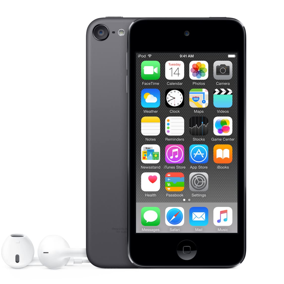 Apple iPod Touch 16GB 6th Generation with Accessory Bundle - Space Gray (Refurbished)