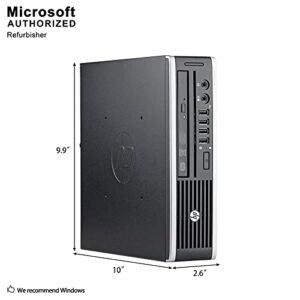 HP Elite 8300 Ultra Small Slim Business Computer PC, 8GB RAM, 120GB SSD, Wi-Fi, Windows 10 Professional (Renewed)