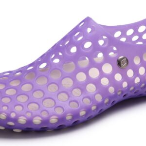 Water Shoes Women Sandals Shower Swim Pool Beach River Shoes Aqua Comfort Garden Clogs New Purple 9 US