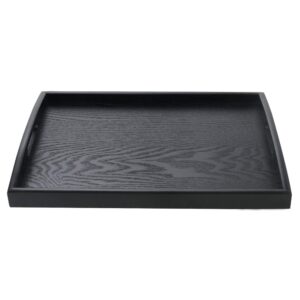 sililun wooden tray rectangular serving tray breakfast serving tray wood display stand nature manchurian ash wood food tray (small)