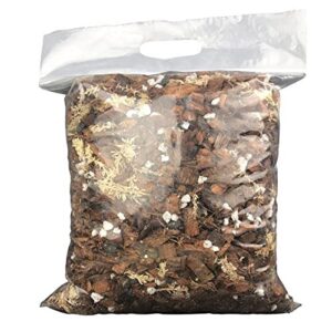 rePotme Orchid Potting Mix, Phalaenopsis Dark Classic Orchid Mix (Mini Bag) - Hand Blended in The USA