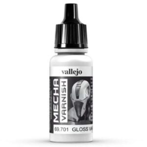 vallejo mecha gloss varnish 17ml painting accessories