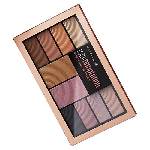 Maybelline Total Temptation Eyeshadow + Highlight Palette, 0.42 oz.