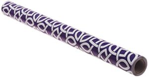 home basics self adhesive shelf liner, 2 pack (blossom purple)