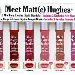 theBalm Meet Matte Hughes 6 Mini Long-Lasting Liquid Lipsticks