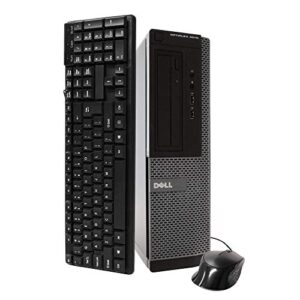 dell optiplex 3010 sdt premium flagship business desktop computer (intel quad-core i5-3470 3.2ghz, 4gb ddr3 memory, 250gb hdd, dvd, vga, hdmi, windows 10 professional) (renewed)