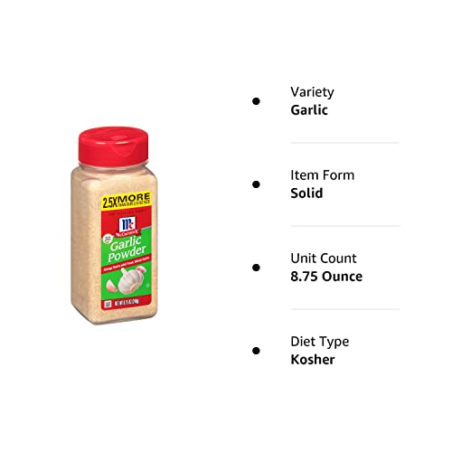 McCormick Garlic Powder, 8.75 oz