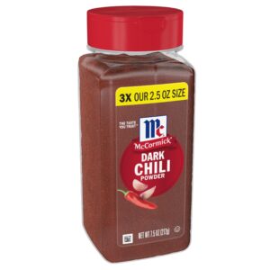 mccormick dark chili powder, 7.5 oz