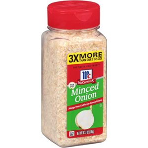 mccormick minced onion, 6.37 oz