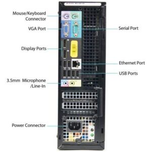 Dell Optiplex 7010 SFF Computer Desktop PC (Intel Core i5-3470, 8GB Ram, 500GB, HDD, DVD-RW, WiFi Keyboard Mouse) 17in LCD Monitor Brands Vary, Windows 10 (Renewed)