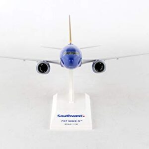 Daron Worldwide Trading Skymarks Southwest 737-Max8 1/130 W/WiFi Dome Model Airplane,unisex-children