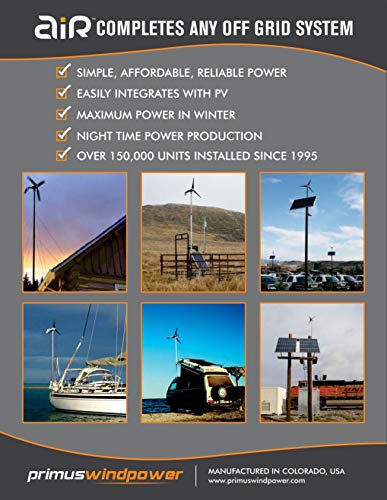 Primus Wind Power Air 40 Wind Turbine Generator | Land Off-Grid Remote Power Applications