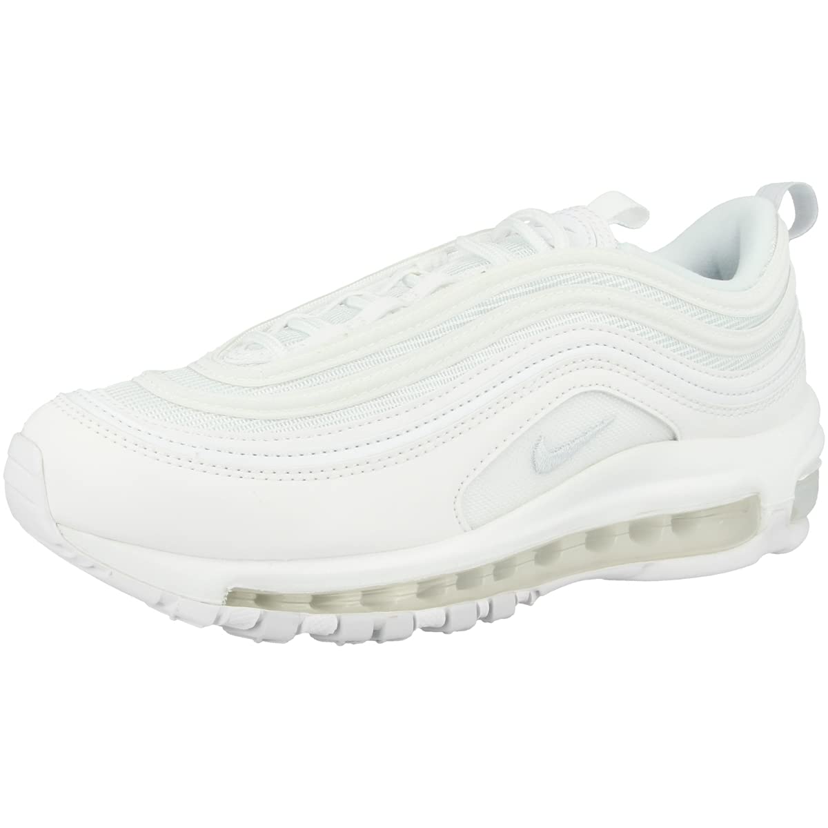 Nike womens Air Max 97 Shoes, White/White-metallic Silver, 9.5
