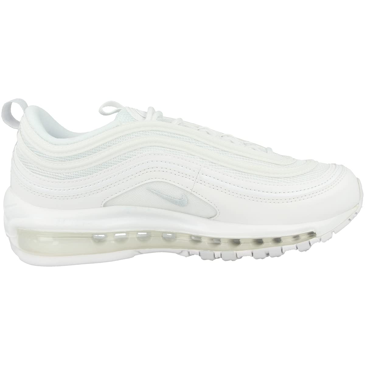 Nike womens Air Max 97 Shoes, White/White-metallic Silver, 9.5